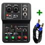 Imagem de Mesa de Som Interface Usb Com 2 Canais Phantom 48v+ Cabo XLR