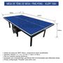 Imagem de Mesa De Tênis De Mesa Com Paredão MDF18mm Klopf Cód. 1084
