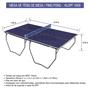 Imagem de Mesa de Tênis de Mesa/Ping-Pong em MDF 15mm e Pés com Rodízio - Klopf - Cód. 1009