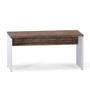 Imagem de Mesa Diretora Pé Painel P25 Pandin 1,50 x 0,70 M Walnut e Cinza