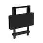 Imagem de Mesa Dobrável Bar 70x70 de Madeira Preto - Móveis Britz