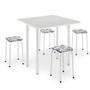 Imagem de Mesa Dobrável Com 4 Banquetas - Logdesign