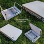 Imagem de Mesa Dobravel com Banquetas em Aluminio Maleta Domo com Alca para Camping e Pesca Nautika