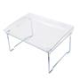 Imagem de Mesa Dobrável de Acrílico Transparente Osuner - 31,5x22,5x17cm
