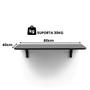 Imagem de Mesa Dobrável de Parede 80x40 - Aproveite Seu Espaço com Elegância e Funcionalidade
