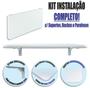 Imagem de Mesa Dobravel De Parede Retratil 91,5x40 Para Cozinha Quarto