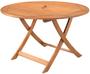 Imagem de Mesa Dobravel Redonda Stain cor Jatoba 90 cm - 34542