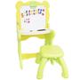 Imagem de Mesa e Lousa Mágica Pintura Infantil Didática 2x1 Dobrável Plástico Cadeira Brinqway Bw-076