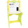 Imagem de Mesa e Lousa Mágica Pintura Infantil Didática 2x1 Dobrável Plástico Cadeira Verde Brinqway BW-076VD