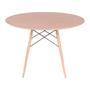 Imagem de Mesa Eames Eiffel Redonda 100cm - Freijó