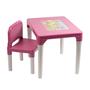 Imagem de Mesa Educativa Infantil C/ Cadeira Para Crianças Rosa Meninas Styll