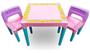 Imagem de Mesa Educativa Infantil Mesinha Didática 2 Cadeiras