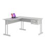 Imagem de Mesa Em L Com 2 Gavetas Com Chave Empresa