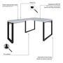 Imagem de Mesa em L Operacional 120x160x75cm Yon