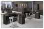 Imagem de Mesa em L Web30 1,35 x 1,50 com 4 Gavetas - Marsala c/ Preto
