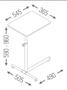 Imagem de Mesa Ergonômica Notebook Regulagem De Altura E Giro