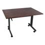 Imagem de Mesa Ergonômica Regulável Tampo Único Corten Com Rodinhas  - Wp Connect