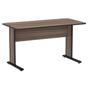 Mesa Escritório 1,50x0,60m s/ gavetas - Cor Walnut - PANDIN - 44097 Imagem de Mesa Escritório 1,50x0,60m s/ gavetas - Cor Walnut - PANDIN - 44097