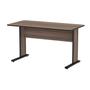 Mesa Escritório 1,50x0,60m s/ gavetas - Cor Walnut - PANDIN - 44097 Imagem de Mesa Escritório 1,50x0,60m s/ gavetas - Cor Walnut - PANDIN - 44097