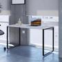 Imagem de Mesa Escritório Estilo Industrial 90x50  Ideal para Home Office e Espaços Pequenos