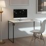 Imagem de Mesa Escritório Estilo Industrial 90x50  Ideal para Home Office e Espaços Pequenos
