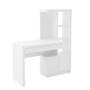 Imagem de Mesa Escrivaninha 122,5cm com Estante de 2 Portas e 1 Gaveta ME4143 Tecnomóbili