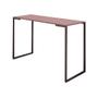 Imagem de Mesa Escrivaninha 90cm Stan Home Office Industrial Consultório Ferro Marrom MDF Rose - Ahz Móveis