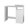 Imagem de Mesa Escrivaninha Computador Notebook 1 Porta Branco