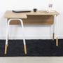 Imagem de Mesa Escrivaninha Em L 120 cm 28002 Hanover Branco Artesano