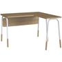 Imagem de Mesa Escrivaninha Em L 120 cm 28002 Hanover Branco Artesano