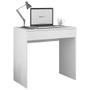 Imagem de Mesa Escrivaninha Estudo Loft Minimalista BP 100% MDF 80cm com 01 Gaveta Branco - Desk Design