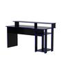 Imagem de Mesa Escrivaninha Gamer com 4 Nichos Tecno Mobili - Preto/Azul