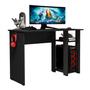 Imagem de Mesa Escrivaninha Gamer Slim Com Suporte Para CPU 