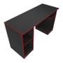 Imagem de Mesa / Escrivaninha Gamer X Cor Preto Fosco / Vermelho