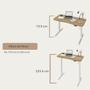Imagem de Mesa Escrivaninha Home Office Premium com Regulagem de Altura Olmo - Artany Móveis