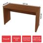 Imagem de Mesa Escrivaninha Me4135 Amendoa - Tecno Mobili