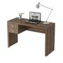 Imagem de Mesa Escrivaninha Office com 2 Gavetas 117x74cm ME4123 Nogal