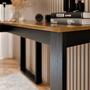 Imagem de Mesa Escrivaninha Para Home Office Berlim EM L De Canto Estilo Industrial Em Mdf