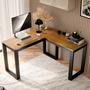 Imagem de Mesa Escrivaninha Para Home Office Berlim EM L De Canto Estilo Industrial Em Mdf