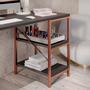 Imagem de Mesa Escrivaninha Para Home Office Estilo Industrial Para Escritório Bonan