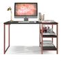 Imagem de Mesa Escrivaninha Para Home Office Estilo Industrial Para Escritório Bonan