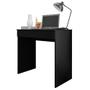 Imagem de Mesa Escrivaninha Para Notebook Home Office Allexa 80cm com 01 Gaveta Preto - Abmaza