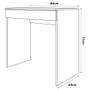 Imagem de Mesa Escrivaninha Para Notebook Home Office Allexa 80cm com 01 Gaveta Preto - Abmaza