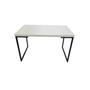 Imagem de Mesa Estilo Industrial - Modelo Standard - 90x60CM - Branco.