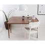 Imagem de Mesa Extensível de Jantar em Madeira e MDF Pina Oppa Design - Amêndoa 