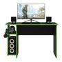 Imagem de Mesa Gamer 3875 Preto Verde Qmovi