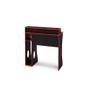 Imagem de Mesa Gamer Computador Escrivaninha Preto Vermelho Fremont