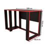 Imagem de Mesa Gamer Level Espaço para 2 Monitores e Cpu Preto/Vermelho - Panorama Móveis