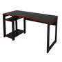 Imagem de Mesa Gamer Reversível ME4152 Preto / Vermelho - Tecnomobili