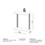 Imagem de Mesa Holambra para Notebook cor Freijo com Preto Fosco 60cm - 64288